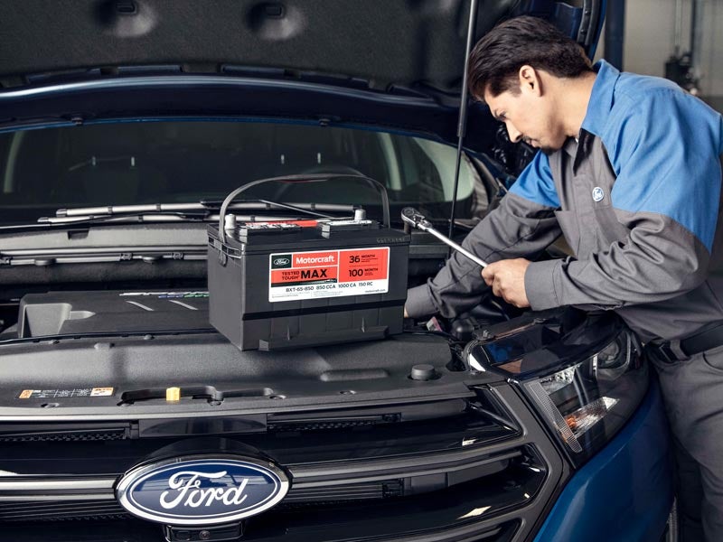 ford service tech and battery