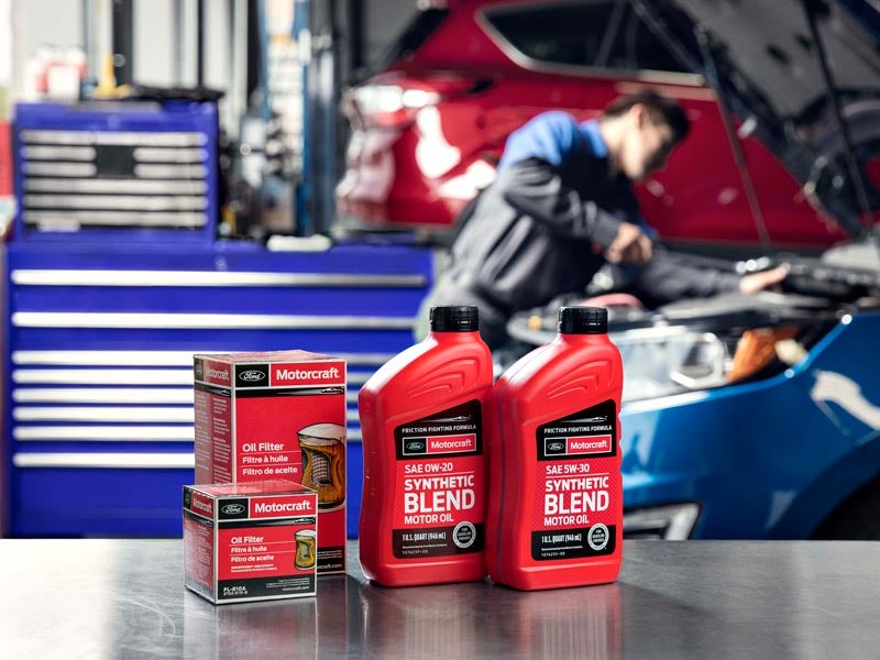 ford service oil for oil change